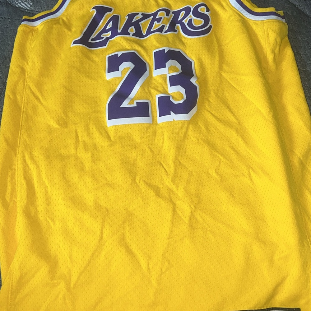 Lakers Yellow Jersey